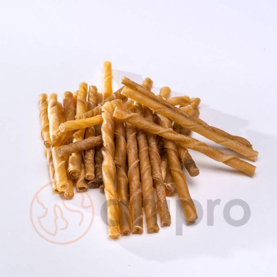 Anipro - Лакомство за кучета, солети от телешка кожа, 7/8 мм. , 12. 7 см. , (100 бр. /пакет)